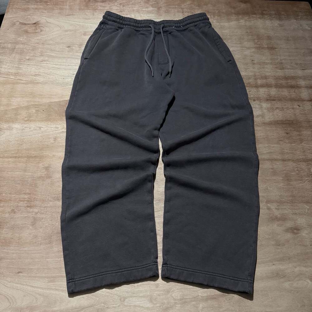 Hollister Charcoal Grey Baggy Sweatpants Star Logo Size M